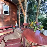 Historischer Zirkuswagen Mit Terrasse Und Blick Ins Gruene * Witzenhausen