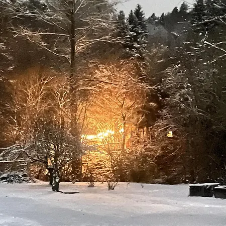 Historischer Zirkuswagen Mit Terrasse Und Blick Ins Grüne Luxuszelt Witzenhausen