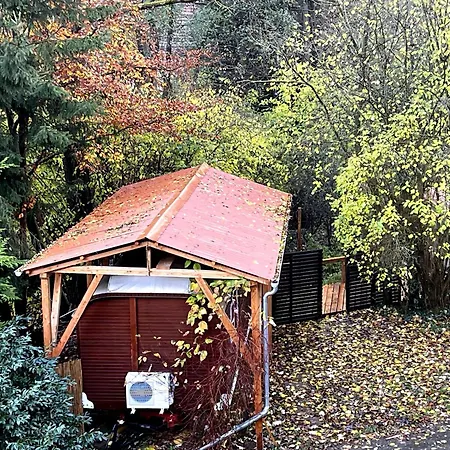 Historischer Zirkuswagen Mit Terrasse Und Blick Ins Gruene Lyxtält Witzenhausen