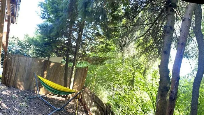 Historischer Zirkuswagen Mit Terrasse Und Blick Ins Gruene Οργανωμένο κάμπινγκ