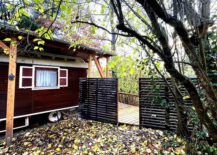 خيمة فخمة Historischer Zirkuswagen Mit Terrasse Und Blick Ins Gruene فِتْسِنهاوزن